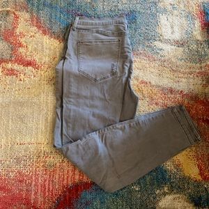 Dark Grey Distressed Jeans